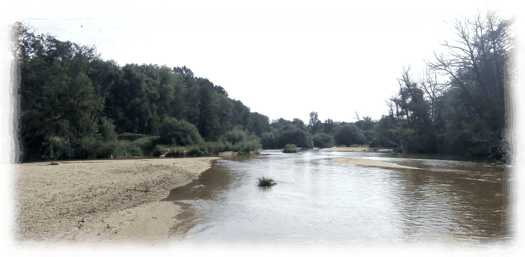 The Alberche river